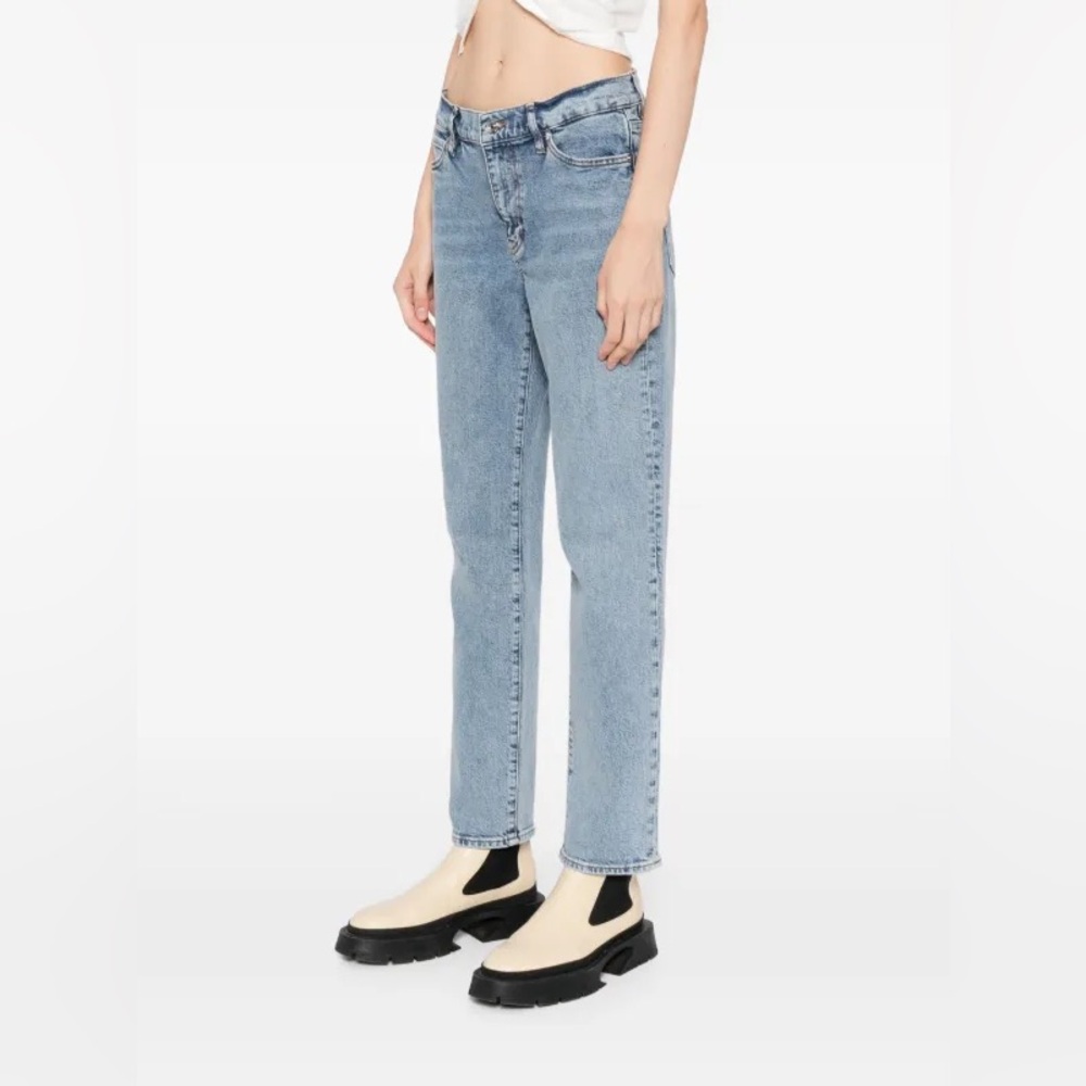 Frame Denim Light Blue Straight Leg Jeans